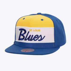 Mitchell & Ness Blue St. Casquette de baseball Louis Blues Retro Sport Vintage Snapback Hat Bleu 1236674