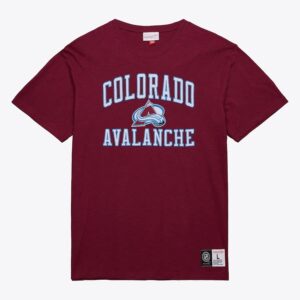 Mitchell & Ness Bordeaux Colorado Avalanche Legendary Slub T-Shirt Crème 1296973