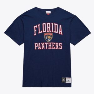 Mitchell & Ness Navy Florida Panthers T-shirt flammé légendaire bleu 1364795