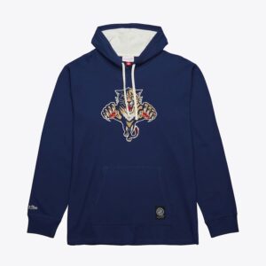 Mitchell & Ness Navy Florida Panthers Vintage Logo thermique léger pull à capuche bleu 1307370