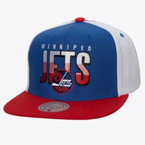 Mitchell & Ness Marine Winnipeg Jets Billboard 2 Snapback Chapeau Noir 1280968