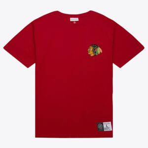 Mitchell & Ness T-shirt à poche premium rouge Chicago Blackhawks Rouge 1327551