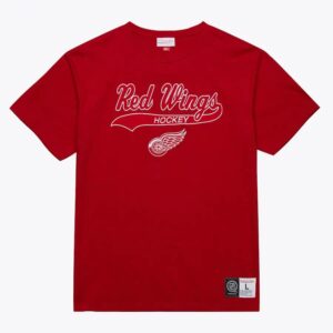 Mitchell & Ness Red Detroit Red Wings T-shirt flammé légendaire Rouge 1374276