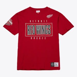 Mitchell & Ness Red Detroit Red Wings Team OG 2.0 T-shirt premium rouge 1374262