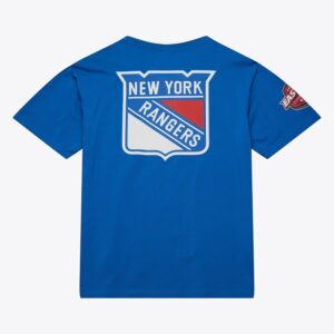 Mitchell & Ness Royal New York Rangers Team OG 2.0 T-shirt premium bleu 1374045