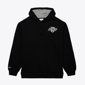 Mitchell & Ness Wayne Gretzky Noir Los Angeles Kings Nom et numéro Pull à capuche en polaire Noir 1377778