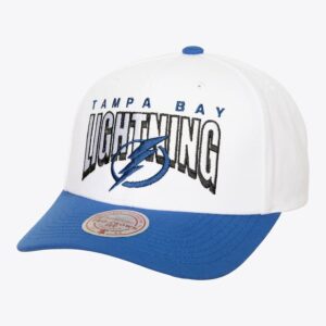 Mitchell & Ness Casquette Snapback Tampa Bay Lightning Boom Text Pro Blanc 1236702