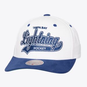Mitchell & Ness Casquette Snapback Tampa Bay Lightning Tail Sweep Pro Blanc 1236697