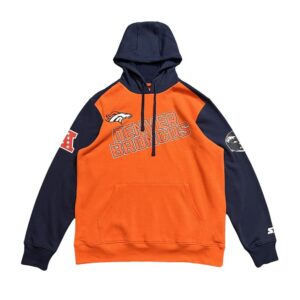 Sweat à capuche orange Starter NFL Broncos 1340529