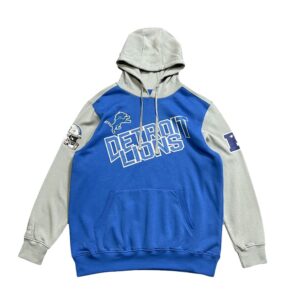 Sweat à capuche bleu Starter NFL Lions 1340459