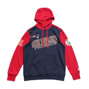 Sweat à capuche bleu marine Starter NFL Patriots 1340654