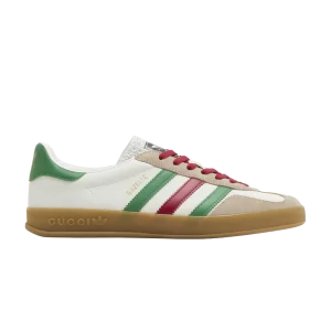 Adidas x Gucci Gazelle 'White Green Red' Baskets Blanc/Vert/Rouge/Avoine 726487 AAA43 9547