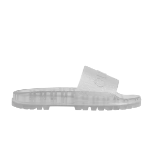 Adidas x Gucci Slide 'Transparent White' Baskets Blanc transparent 721229 JAACP 8300