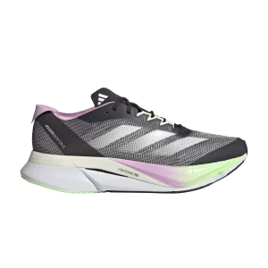 adidas Adizero Boston 12 'Black Green Spark' Aurora Noir/Zéro Métallisé/Vert Spark IG3319
