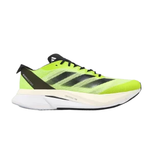 adidas Adizero Boston 12 'Lucid Lemon Black' Nuage Blanc/Couleur Noir/Citron Radiant HP9705