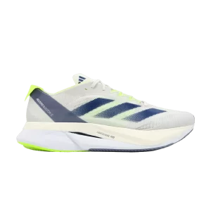Baskets adidas Adizero Boston 12 'White Royal Lucid Lemon' Blanc cristal/Bleu royal/Citron radieux IE8493
