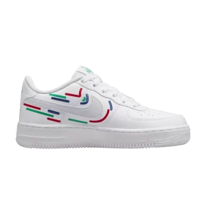 Nike Air Force 1 Impact Next Nature Low GS 'Marker' Blanc/Blanc/Game Royal FD0532 100