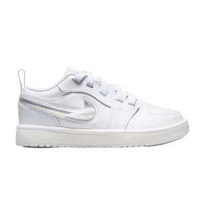 Air Jordan 1 Low ALT SE PS 'Glitter Swoosh' Tint Bleu/Blanc sommet/Blanc/Bleu glacé FQ9113 100