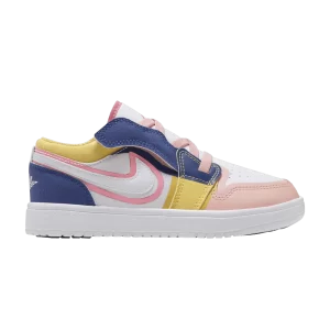 Air Jordan 1 Low ALT SE PS 'Multi-Color Canvas' Blanc/Bleu français/Or topaze/Craie corail FD2655 100