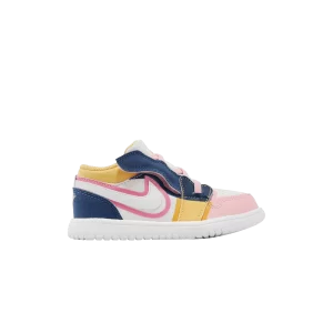 Air Jordan 1 Low ALT SE TD 'Multi-Color Canvas' Blanc/Bleu français/Or topaze/Craie corail FD2656 100