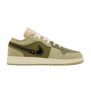 Air Jordan 1 Low SE Craft GS 'Sky J Light Olive' Sky J Olive clair/Céladon/Mandarine brillante/Noir FD9092 300