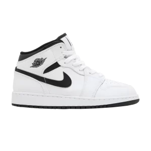 Air Jordan 1 Mid GS 'White Black' Blanc/Noir/Blanc/Noir DQ8423 132