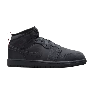 Air Jordan 1 Mid SE Craft PS 'Dark Smoke Red' Gris fumée foncé/Rouge/Noir FQ7754 001