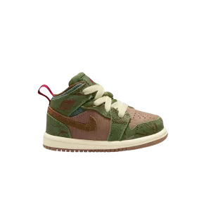 Air Jordan 1 Mid TD 'Treeline' Archeo Marron/Treeline/Lait de coco/Olive clair FQ8100 200