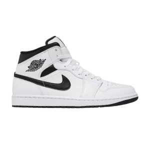 Air Jordan 1 Mid 'White Black' Blanc/Noir/Blanc/Noir DQ8426 132