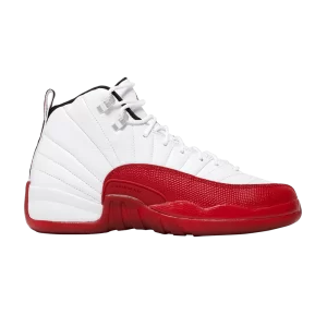 Air Jordan 12 Retro GS 'Cherry' 2023 Blanc/Blanc/Argent métallique/Rouge 153265 116