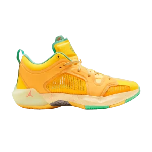 Air Jordan 37 Low PF 'EYBL' Citron Pulse/Laser Orange/Citron Tint/Vert Glow DX5567 800