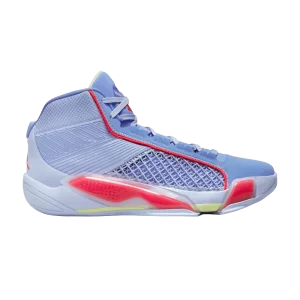 Air Jordan 38 PF 'Fadeaway' Marine clair/Bleu astronomique/Impulsion royale/Flash cramoisi/À peine une Volt/Teinte bleue DZ3355 500