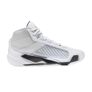 Air Jordan 38 PF 'FIBA' Blanc/Platine pur/Or métallique FN7482 100