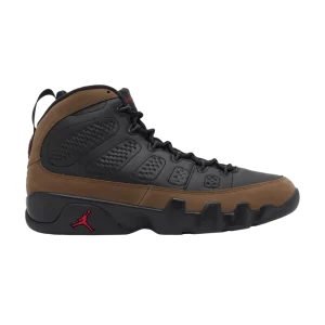 Air Jordan 9 Retro 'Olive' 2024 Noir/Vrai Rouge/Olive Clair HV4794 030