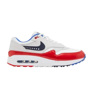Nike Air Max 1 '86 OG Golf 'Big Bubble - Ryder Cup' Blanc/Obsidienne/Rouge défi/Photon Dust/Hyper Royale FB9152 100