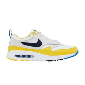 Nike Air Max 1 '86 OG Golf 'Big Bubble - Solheim Cup' Blanc/Obsidienne/Jaune Tur/Bleu Photo/Poussière de Photon FN8075 101