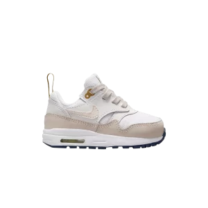Nike Air Max 1 EasyOn TD 'White Light Orewood Brown' Blanc/Bronzine/Midnight Navy/Marron clair DZ3309 103