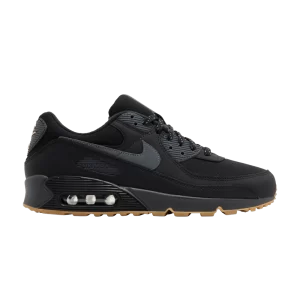 Nike Air Max 90 'Black Smoke Grey Gum' Noir/Anthracite/Marron clair/Gris fumé FV0387 001