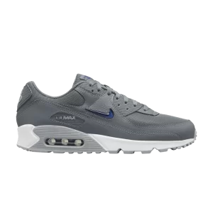 Nike Air Max 90 'Jewel - Cool Grey Deep Royal' Gris froid/Bleu royal profond/Gris fumée clair FN8005 001