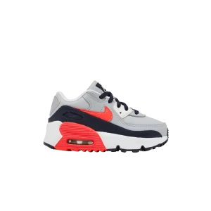 Nike Air Max 90 Leather TD 'Light Smoke Grey Bright Crimson' Gris fumée clair/Obsidienne foncé/Ghost/Crimson brillant CD6868 021