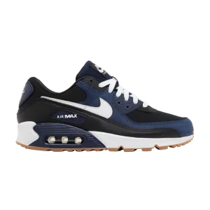 Nike Air Max 90 'Midnight Navy Gum' Minuit Marine/Noir/Bubble Gum Marron Moyen/Blanc FB9658 400
