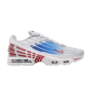 Nike Air Max Plus 3 'Vivid Blue Gradient' Blanc/Rouge Université/Bleu Royal Profond FN3411 100