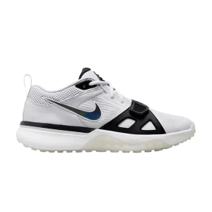 Nike Air Zoom Diamond Elite Turf 'White Iridescent - White Outlined Swoosh' Blanc/Platine pur/Cramoisi brillant/Noir DZ0503 103