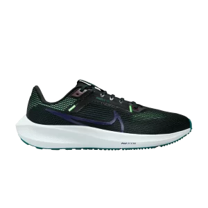 Nike Air Zoom Pegasus 40 'Black Purple Ink' Noir/Bourgogne Collapse/Geode Sarcelle/Pourpre Encre DV3853 005