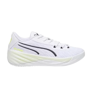 Puma All-Pro Nitro 'White Lime Squeeze' Baskets Blanc/Lime Squeeze 378541 01
