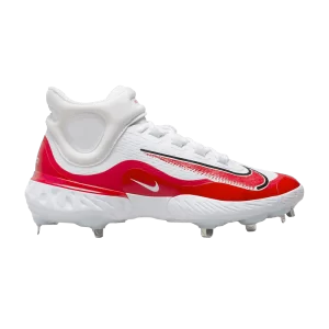 Nike Alpha Huarache Elite 4 Mid 'White University Red' Blanc/Noir/Tint Bleu/University Rouge FD2744 105
