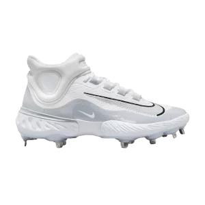 Nike Alpha Huarache Elite 4 Mid 'White Wolf Grey' Blanc/Platine pur/Noir/Gris loup FD2744 102