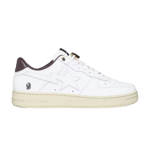 Baskets BAPE BLACK x Bapesta 'White Maroon Green' Blanc 1I70191018 WHT
