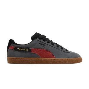 Puma Beavis and Butt-Head x Suede 'Cornholio' baskets Cool taupe/astro 396715 01