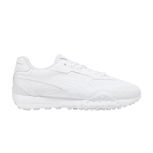 Puma Blacktop Rider Leather 'White' Baskets Blanc/Gris glacier 393823 01